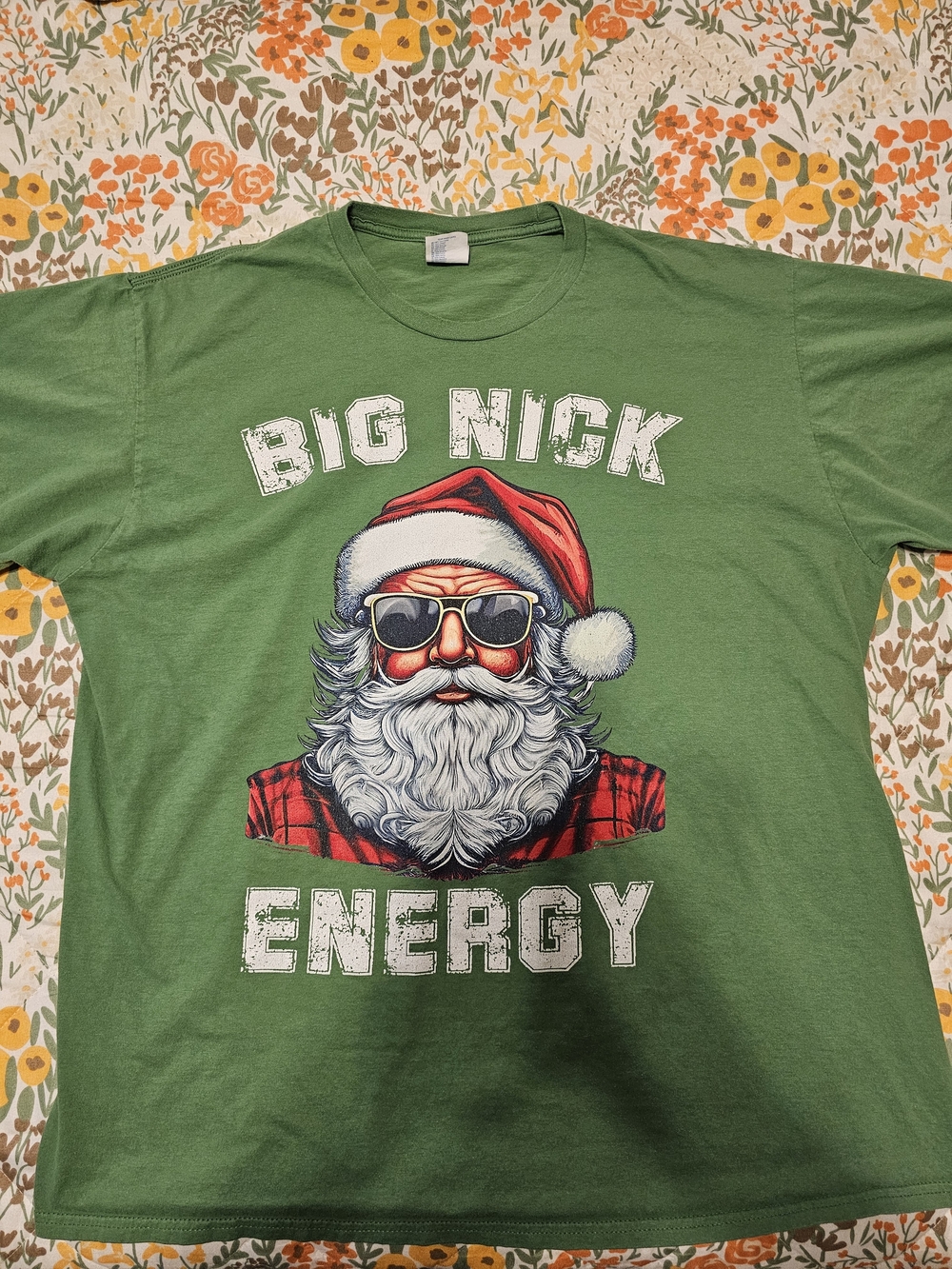 Big Nick Energy Green Graphic T-Shirt
